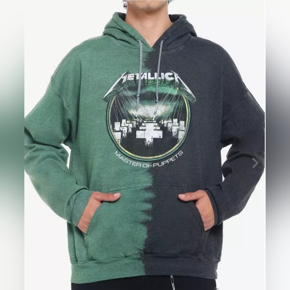 Hot Topic Other - Hot Topic Metallica Master of Puppets Split-Dye Hoodie Mes Size Medium UNISEX
